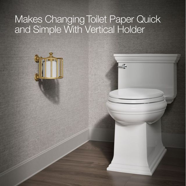 KOHLER® Artifacts® Vibrant Brushed Nickel Toilet Paper Carriage-4