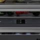 ZLINE Autograph Edition 36" 19.8 Cu. Ft. White Matte Built-In Bottom Freezer Refrigerator with Water Dispenser, Ice Maker, Graphite Gray Interior, and Polished Gold Accents-3