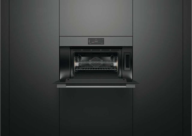Fisher & Paykel Series 9 Minimal 30" Grey Glass Compact Combination Steam Oven-3