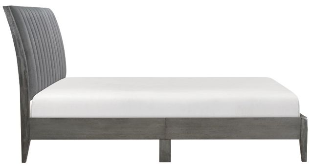 Homelegance® Dade Gray Queen Upholstered Panel Bed-2