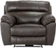 Catnapper® Costa Chocolate Leather Lay Flat Recliner-2