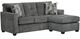 American Wholesale Furniture Galen Gray Chaise Sofa-0
