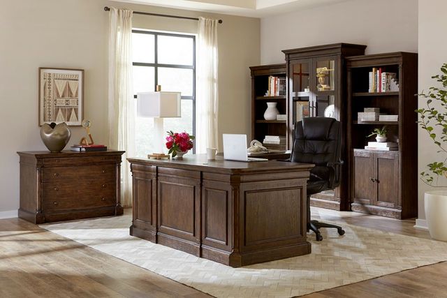 aspenhome® Jackson Turkish Coffee 72" Executive Desk-0