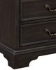 Pulaski™ Hickory Creek Brown Velvet 3-Drawer Nightstand-5