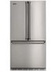 Viking® 3 Series 19.8 Cu. Ft. Stainless Steel Counter Depth Freestanding French Door Refrigerator-0
