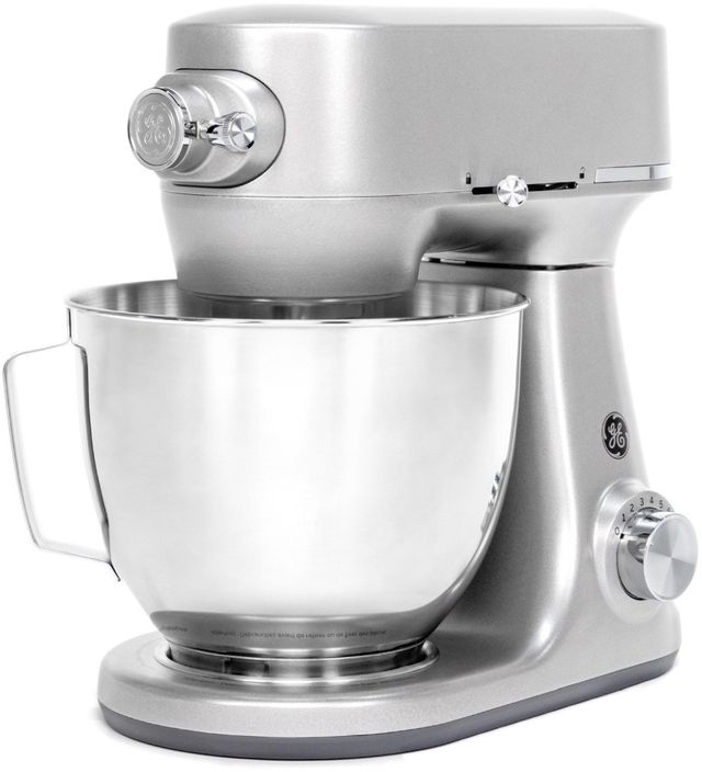 GE® Granite Gray Tilt-Head Stand Mixer-1