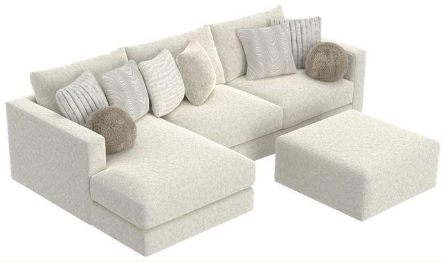 Jackson Furniture Ritzy 4-Piece Bone Left-Arm Facing Sectional and Chaise-0