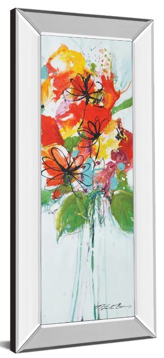 Classy Art Sensations I by Natasha Barnes Mirror Framed Wall Art-1