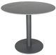 CabanaCoast® Customizable Origin Sol Sintered 42'' Outdoor Round Pedestal Balcony Table-0
