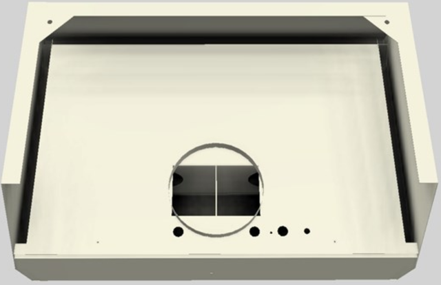 Vent-A-Hood® Designer Series 36" Biscuit Wall Mounted Range Hood-4