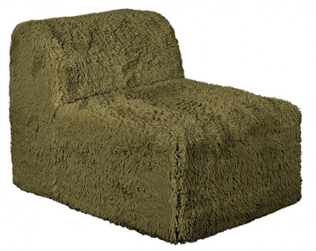 Furniture of America® Nappi Olive Green L-Shape Sofa Sectional-4