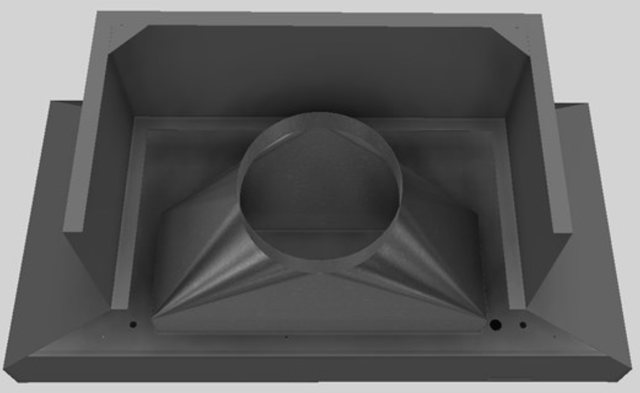Vent-A-Hood® 48" Gunsmoke Euro-Style Wall Mounted Range Hood-2