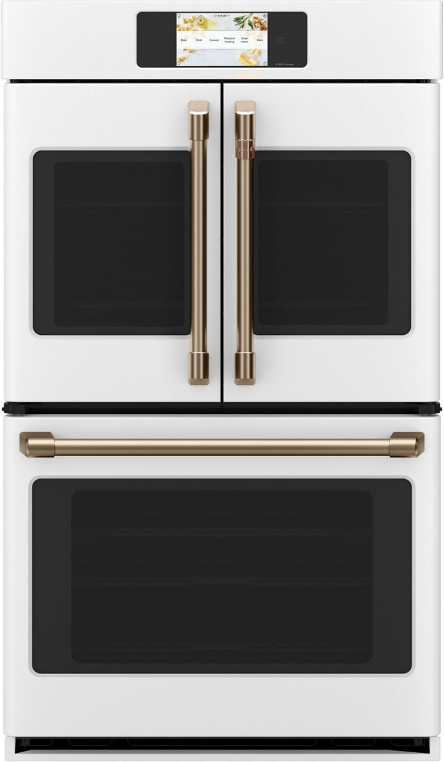 Café™ Professional Series 30" Matte White Double Electric Wall Oven