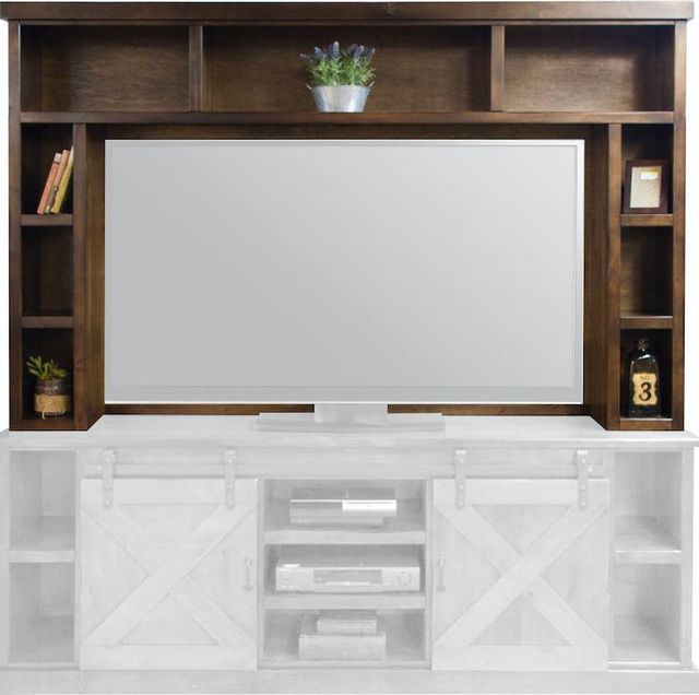 Legends Home Farmhouse Aged Whiskey 85" Hutch-1