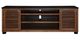 Signature Design by Ashley® Kallari Black/Warm Brown XL TV Stand with Fireplace Option-1