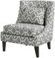 Olliix by Madison Park Grey Waverly Swoop Arm Chair-2