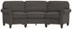 Flexsteel® Customizable Westside Leather Conversation Sofa-3