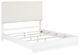 Homelegance® Linea Cream/Pearl White California King Panel Bed-3