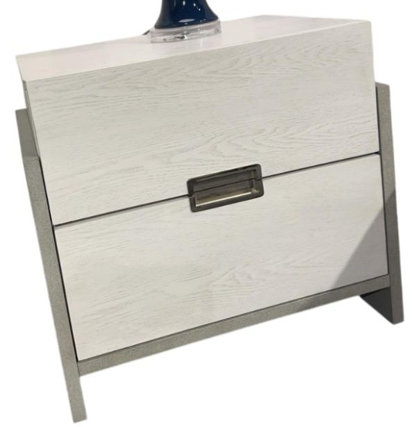 Bernards Celestial White Youth Nightstand-0