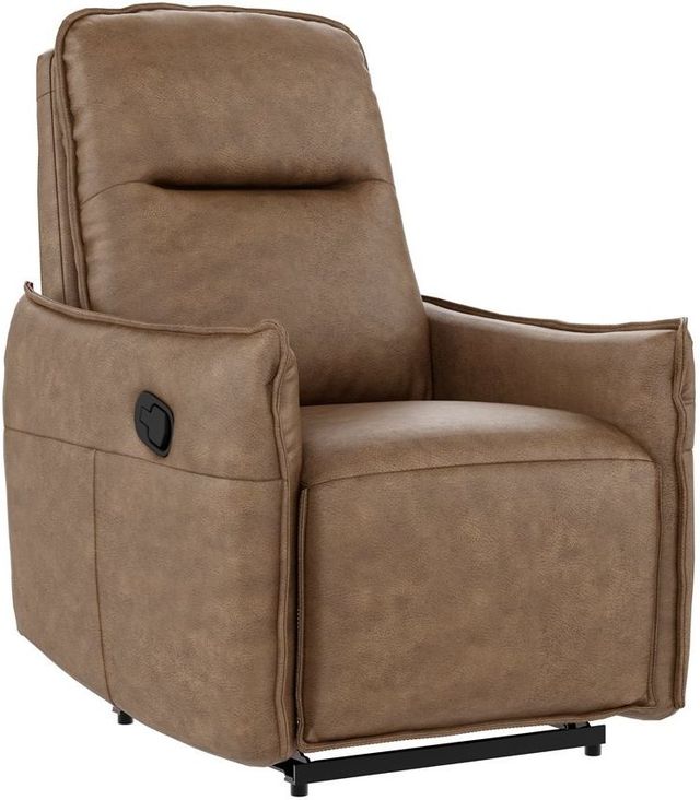 Emerald Home Justine Brown Sanded Manual Recliner-0