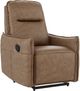 Emerald Home Justine Brown Sanded Manual Recliner-0