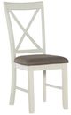 Powell® Jane 6-Piece Brown/Rustic Taupe/Vanilla White Dining Set-3