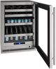 U-Line® 5 Class Glass/Stainless Steel 24" Dual Zone Beverage Center-2