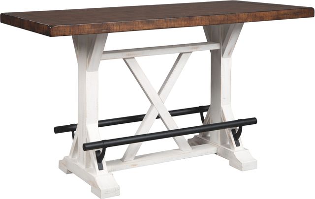 Signature Design by Ashley® Valebeck 5-Piece White Counter Height Dining Set-1
