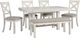Signature Design by Ashley® Robbinsdale 6-Piece Antique White Dining Table Set-0