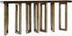 Hooker® Furniture Melange Connelly Dark Walnut Hall Console with Gold Base-0