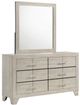 Coaster® Trenton Rustic Cream Dresser and Mirror-0