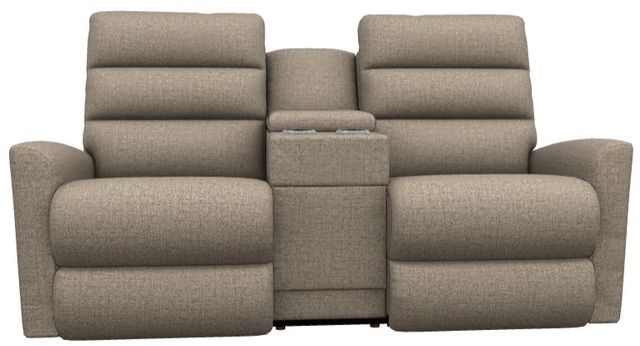La-Z-Boy® Liam Fawn Power Wall Reclining Loveseat with Console, Headrest, and Lumbar-1
