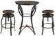 ACME Furniture Gavino 3-Piece Walnut/Sandy Black Bar Set-0