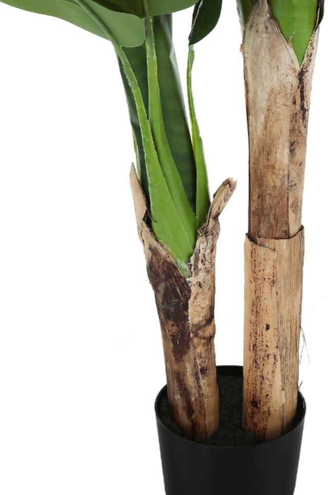 Monarch Specialties Inc. Green/Black 55" Artificial Potted Banana Tree-1