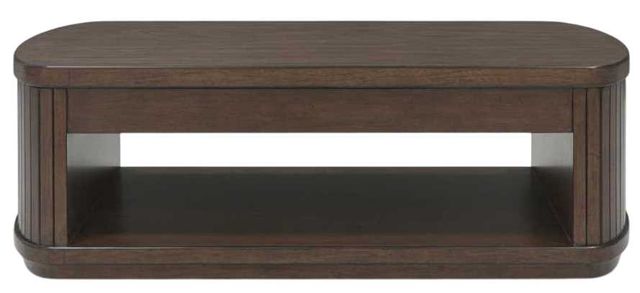 Signature Design by Ashley® Korestone Dark Brown Lift Top Cocktail Table-1