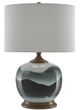 Currey & Company Boreal White/Green/Antique Table Lamp-1