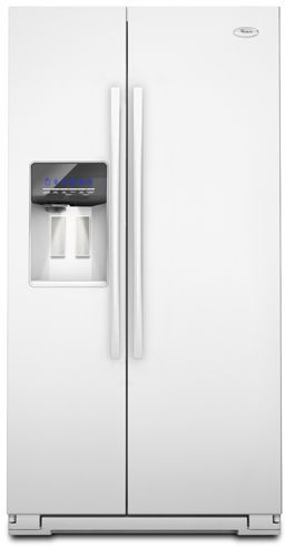 Whirlpool® 26.4 Cu. Ft. Side-by-Side Refrigerator-White-0
