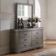 ACME Furniture Louis Philippe Antique Gray Mirror-1