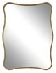 Uttermost® Pavia Antiqued Gold Curvy Accent Mirror-0