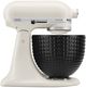 KitchenAid® 5 Quart Black Studded Ceramic Bowl-1