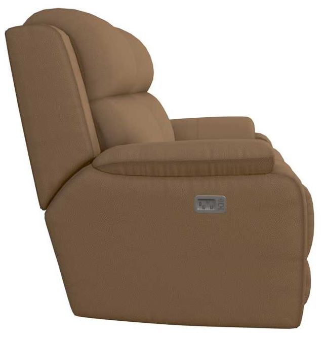 La-Z-Boy® Dorian Camel Power Reclining Loveseat with Headrest-2