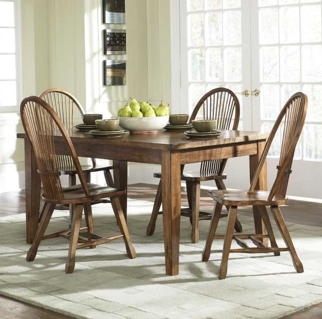 Liberty Furniture Treasures Rustic Oak Rectangular Dining Table-1