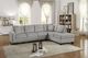 Homelegance® Emilio 2-Piece Taupe Sectional with Chaise-1