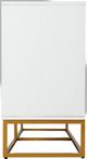 Jofran Inc. Argyle Glen Gold/White 50" Accent Cabinet-4