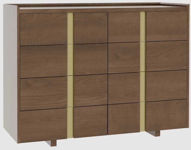Country View Woodworking Verrado 55" Wood Legs 8-Drawer Dresser-0