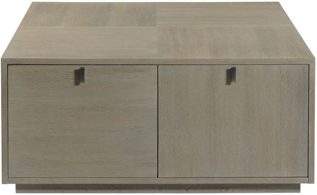 Hammary® Creston Palmer Natural Gray Square Coffee Table-2