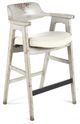 Nest Home Collections Wagner Distressed Gray/Sand Bar Stool-0