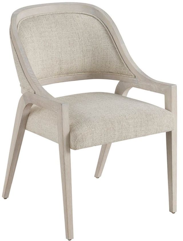 Universal Explore Home™ Avaline Monique Linen/White Arm Chair-0