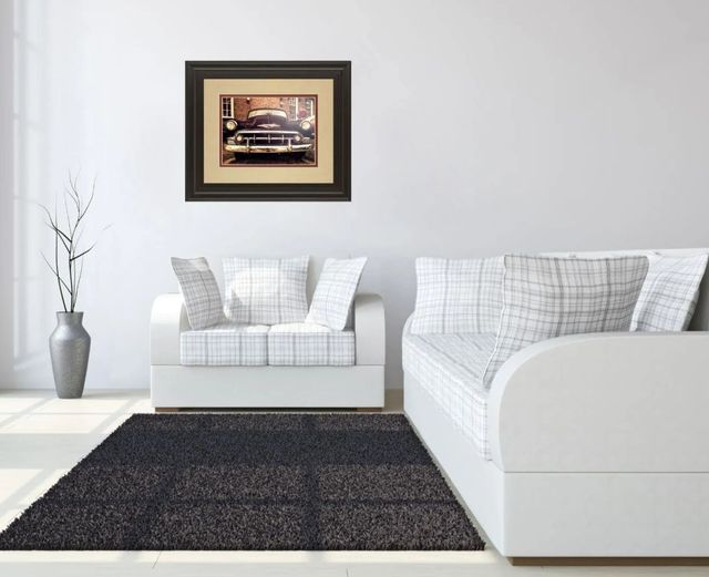 Classy Art Classic Ride Il by Robert Jones Black Framed Wall Art-2
