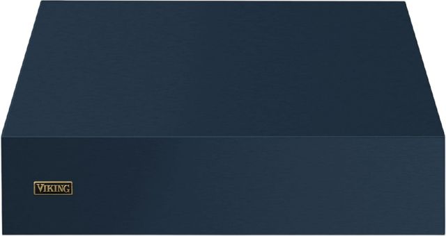 Viking 5 Series 36" Slate Blue Wall Mounted Range Hood with Brushed Brass Trim-0